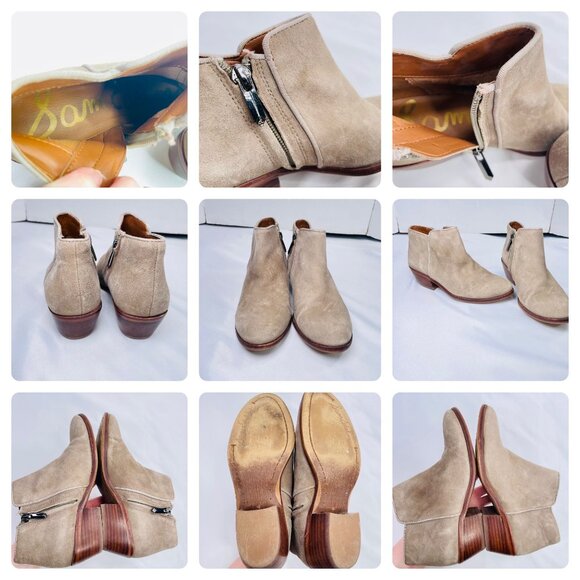 Sam Edelman Womens Petty Chelsea Suede Leather Ankle Bootie Boots 4 - Picture 2 of 12